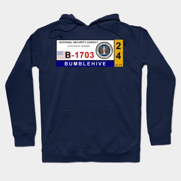 NSA Bumblehive Vehicle Access Pass Hoodie by Starbase79